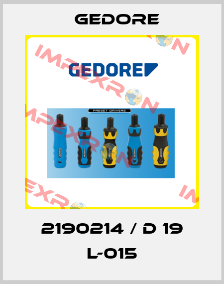 2190214 / D 19 L-015 Gedore