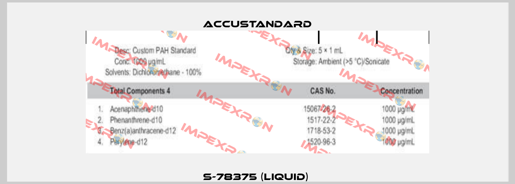 S-78375 (liquid)  AccuStandard