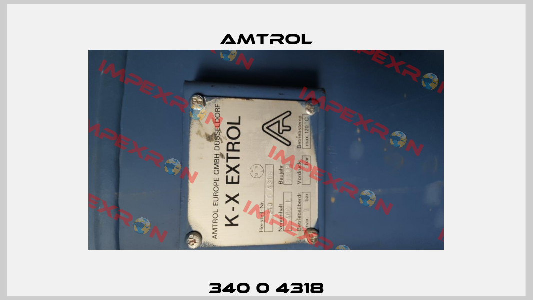 340 0 4318 Amtrol