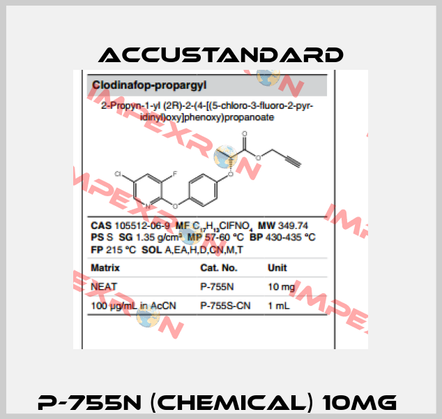 P-755N (chemical) 10mg  AccuStandard