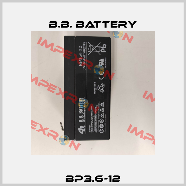 BP3.6-12 B.B. Battery