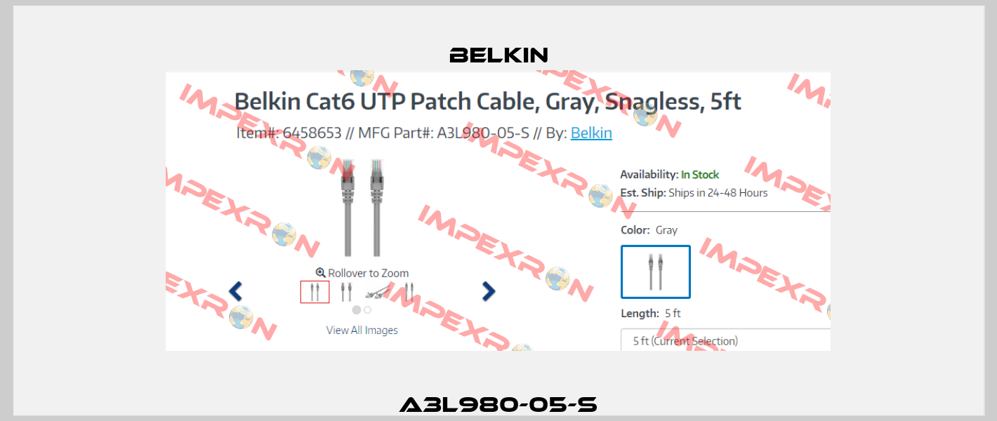 A3L980-05-S BELKIN