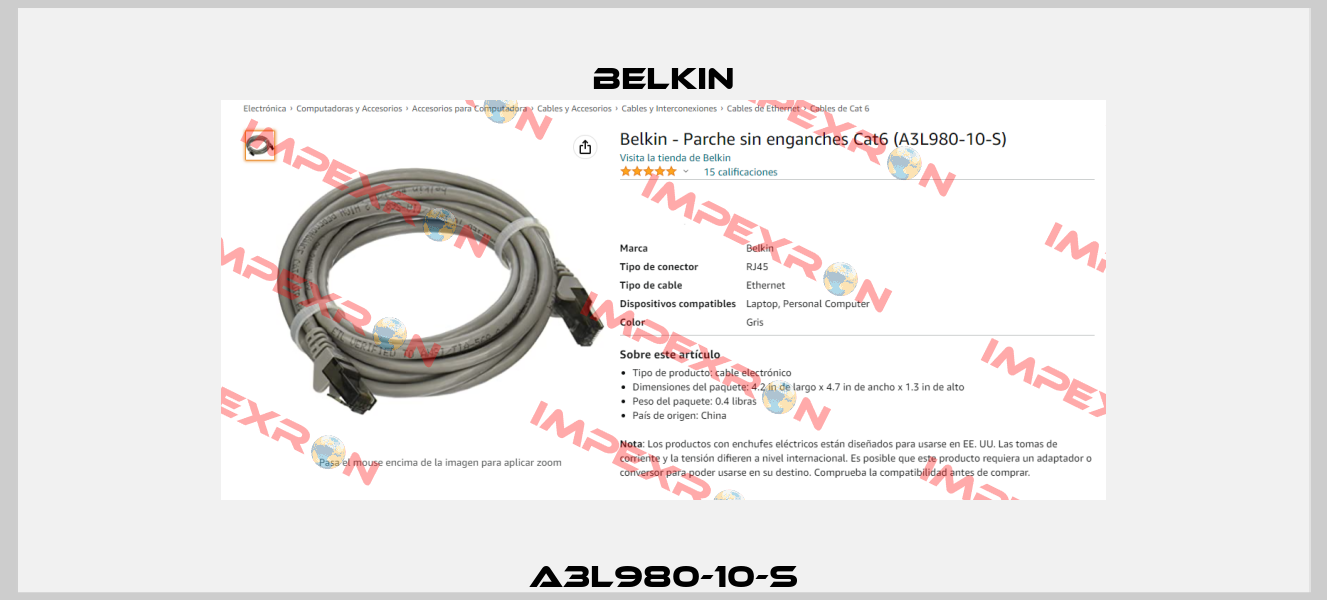 A3L980-10-S BELKIN