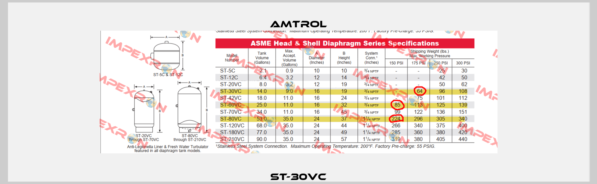 ST-30VC Amtrol