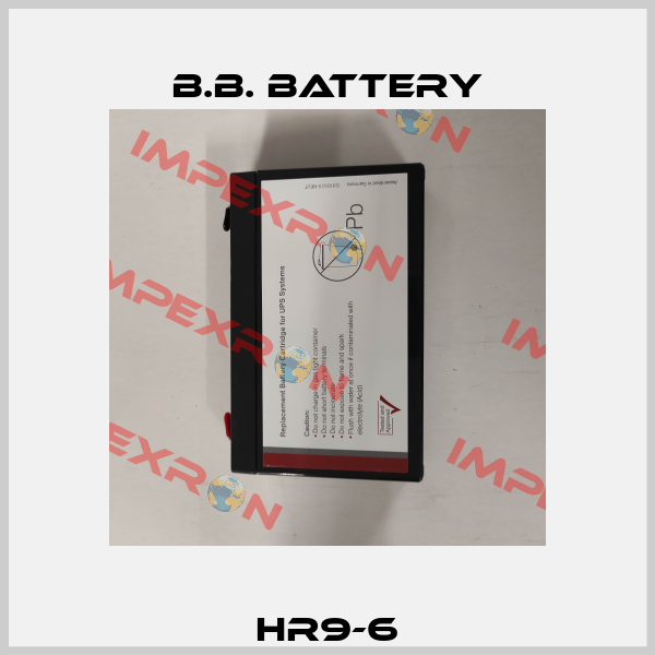 HR9-6 B.B. Battery